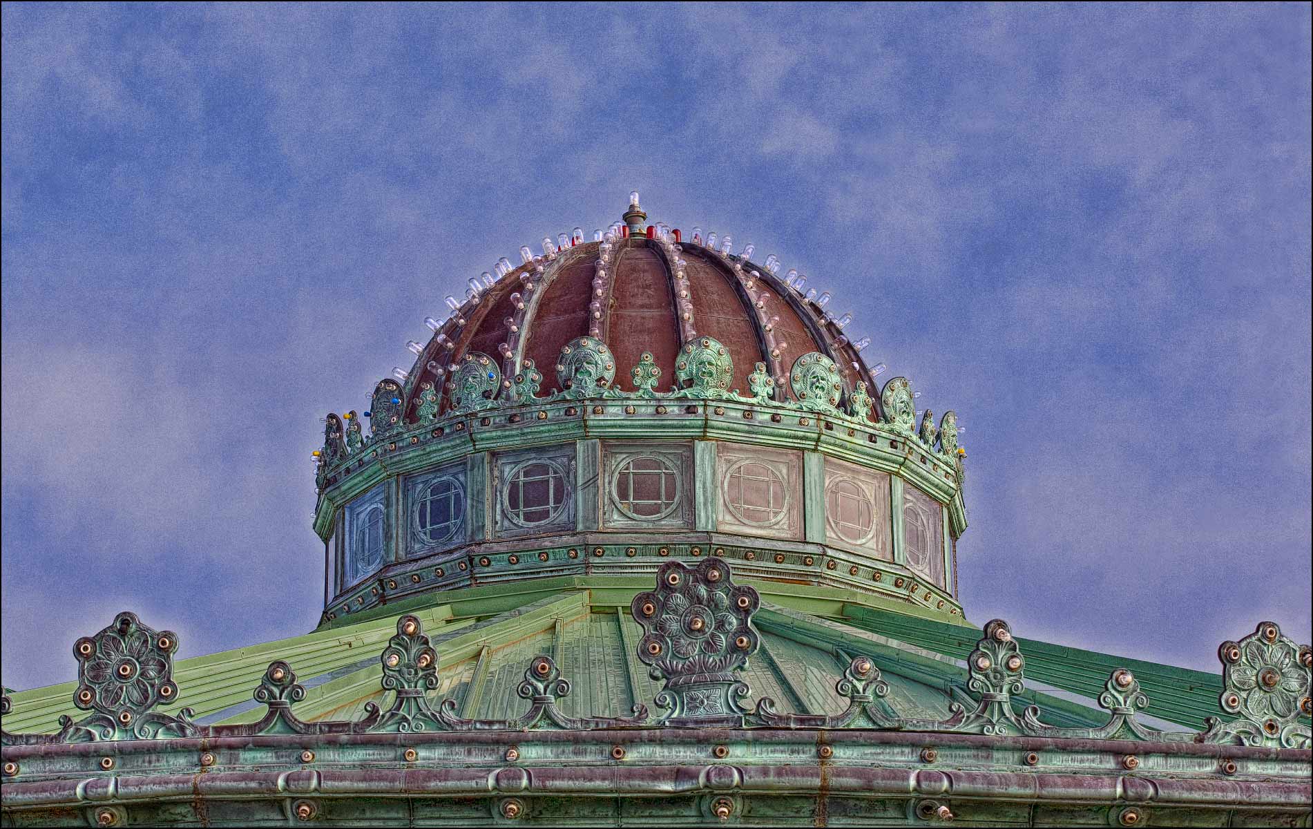 "Decorative Copper and Metal Dome" <br>Asbury Park, NJ