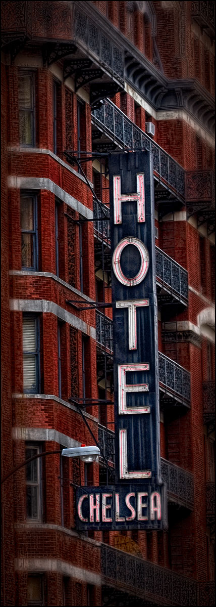 "Famous Chelsea Hotel" <br> 23rd Street, NYC