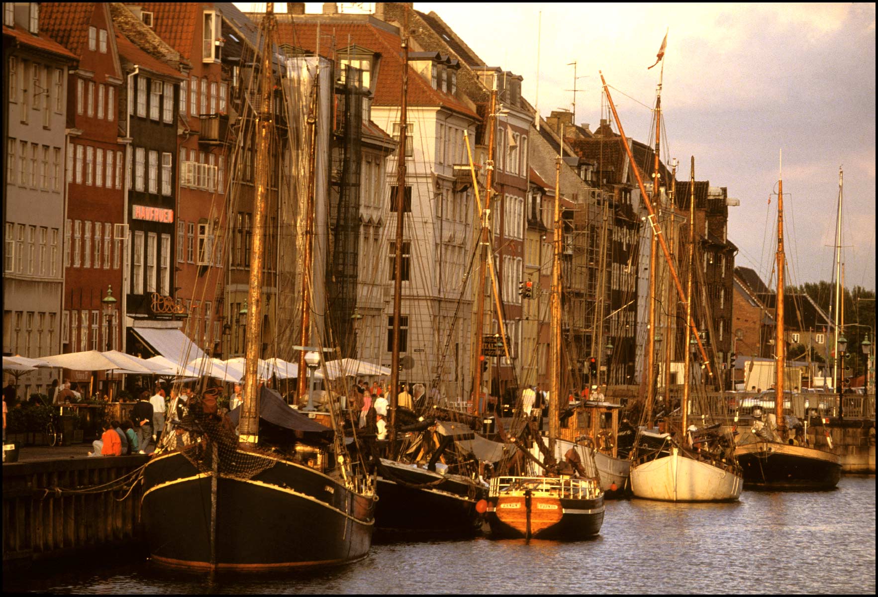 "Sail Boats in Copenhagen" <br>Denmark