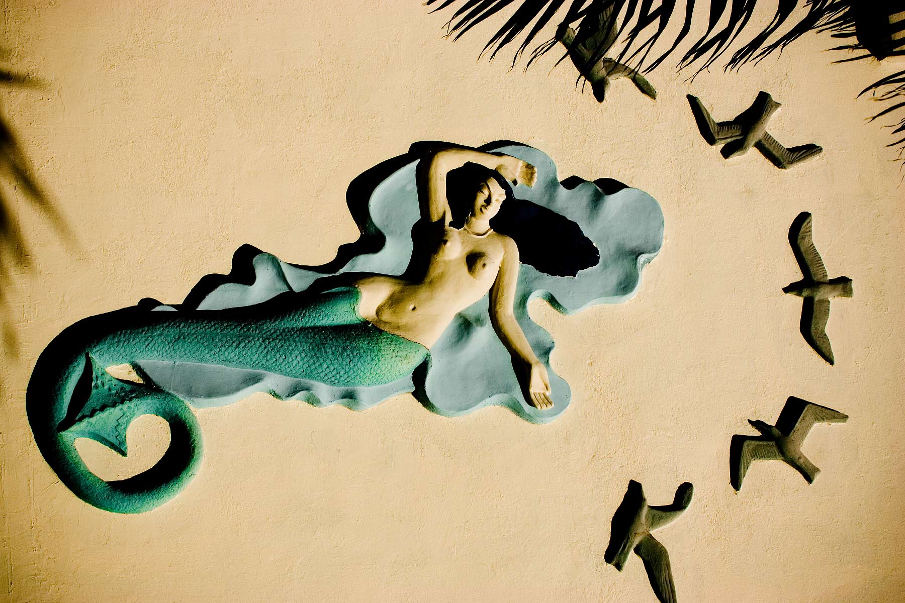 "Deco Detail Mermaid"   <br>South Beach-Miami