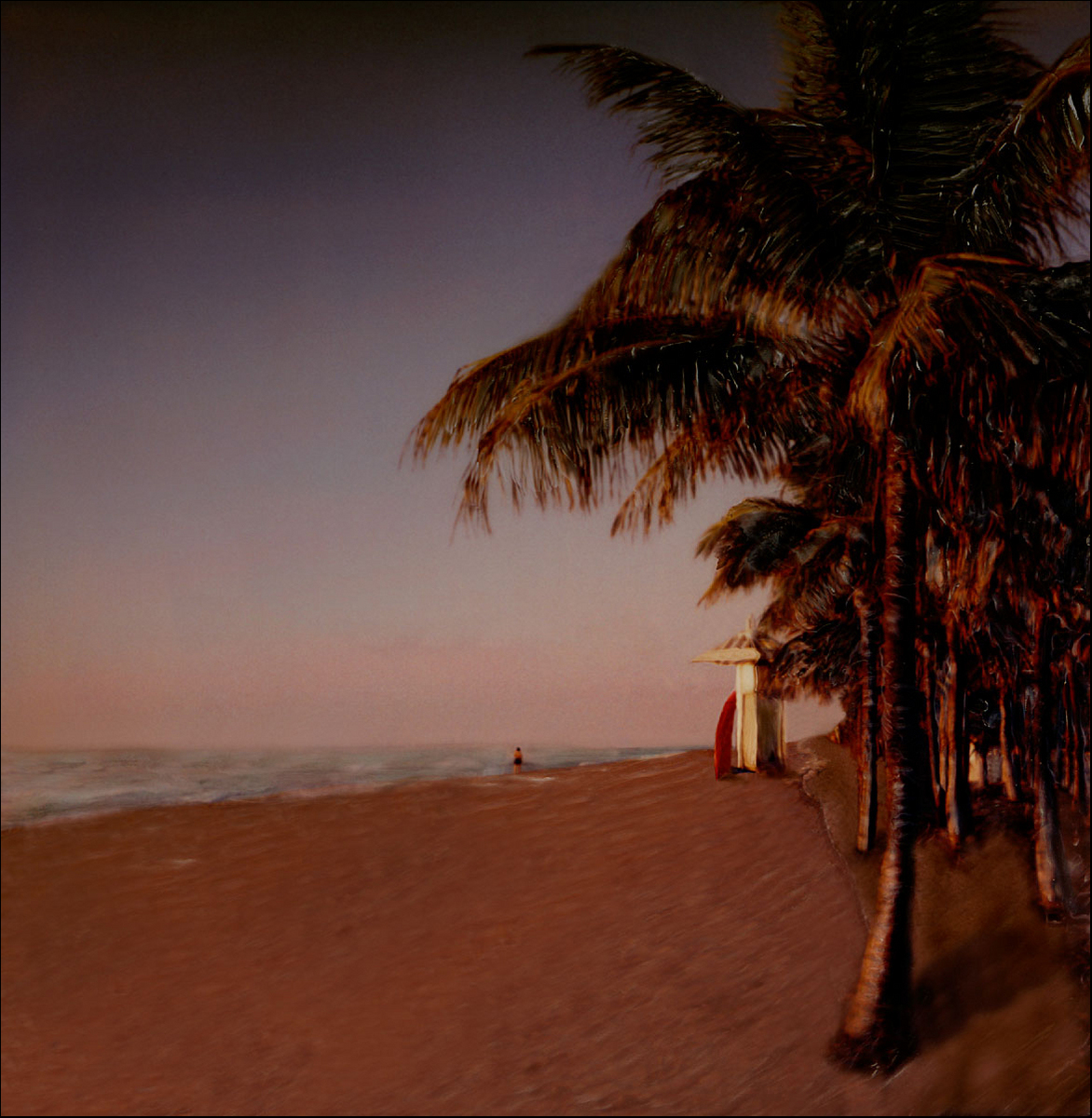 "Looking South on Ft Lauderdale Beach"<br>Seascape