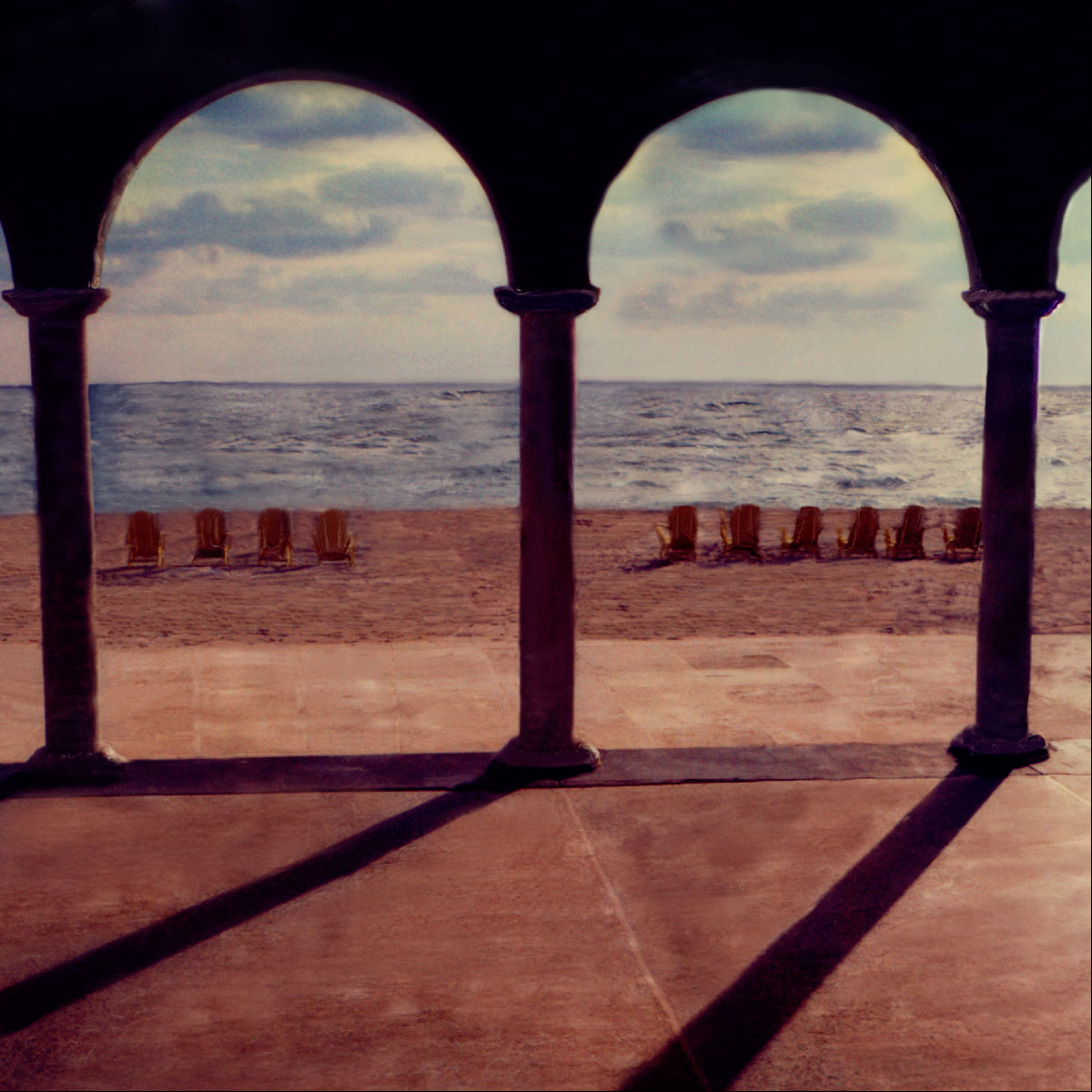 "Golden Beach Arches" <br>Arches and Adirondack Chairs, Golden Beach, FL