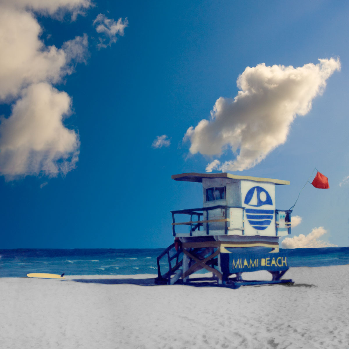 "Miami Beach Lifeguard Stand #19"