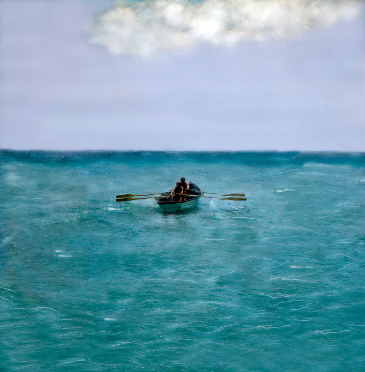 "Rowers"<br>Lifeguards at Practice, Hollywood Beach, FL