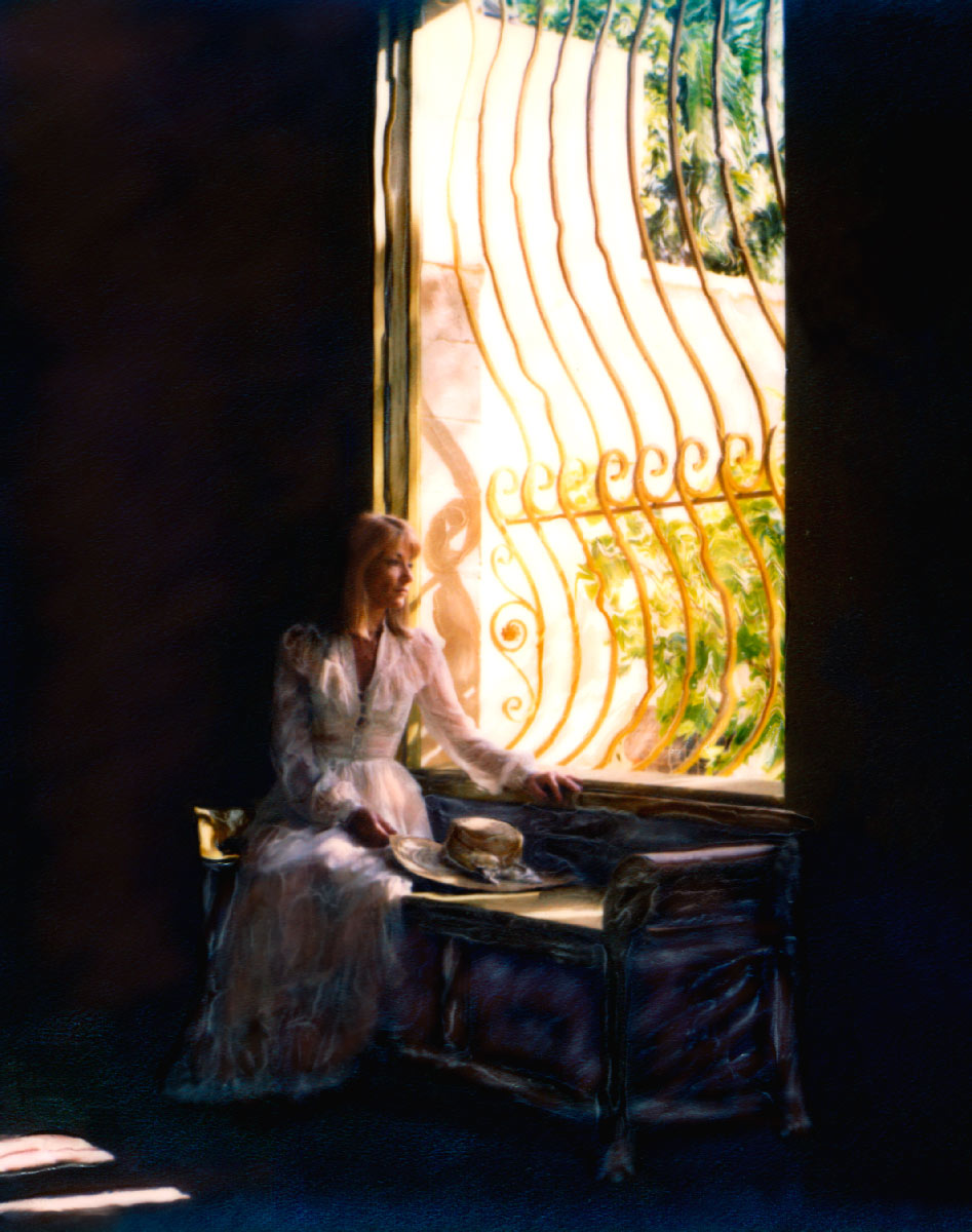 "Woman at Bonnett House" <br> Gazing through Window, Ft Lauderdale, FL