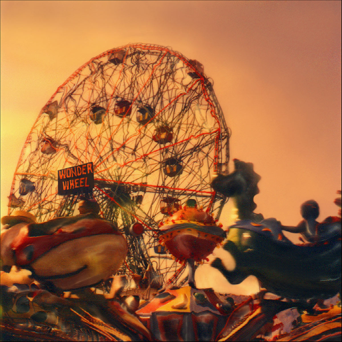 "Wonder Wheel#1" <br> The Original Ferris Wheel, Coney Island, Brooklyn, NY