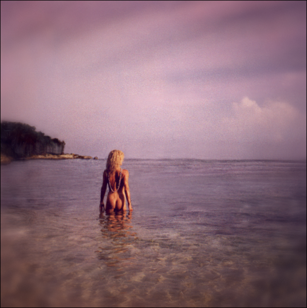 "Skinny Dipping" <br> Nude in Water, Negril, Jamaica
