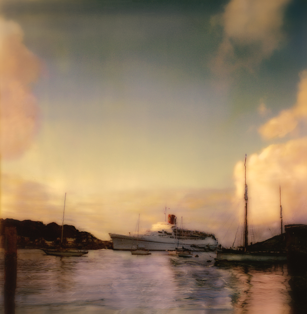 "Cruise Ship in St Thomas Harbor" <br> Virgin Islands
