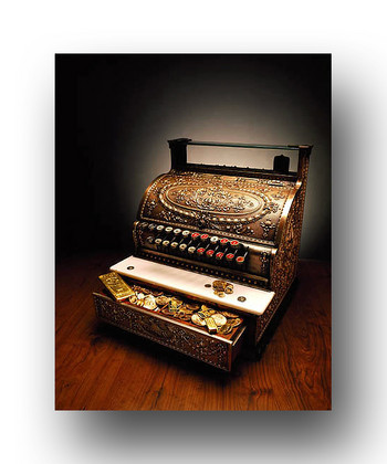 Gold in Register,
