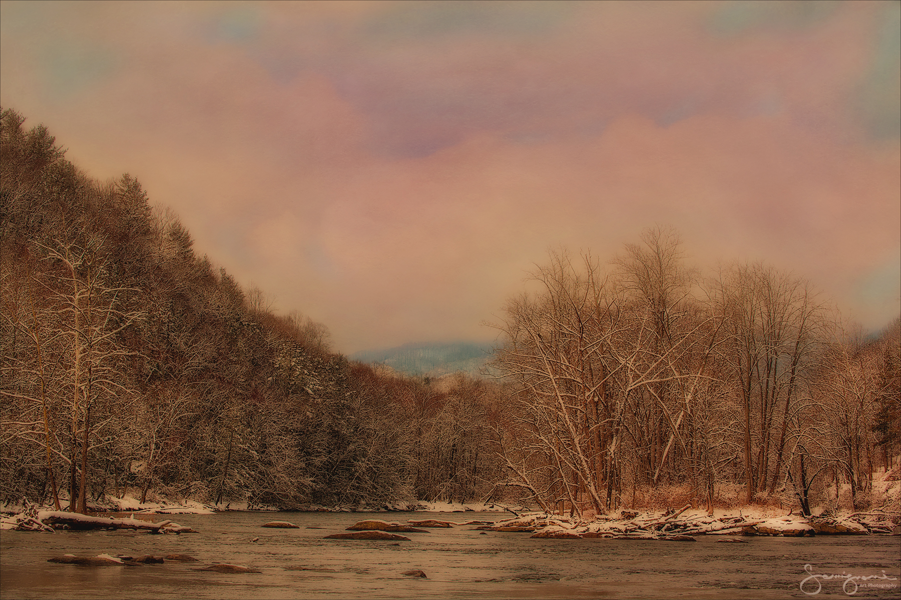 Panther Creek in Snow #3