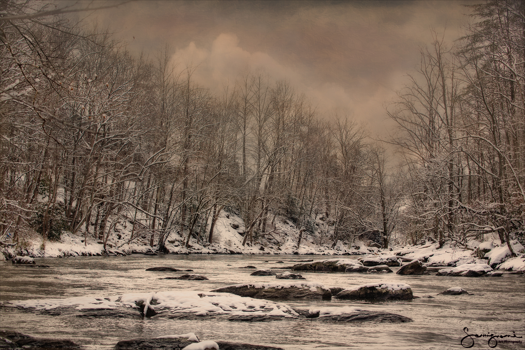 Panther Creek in Snow Color #4