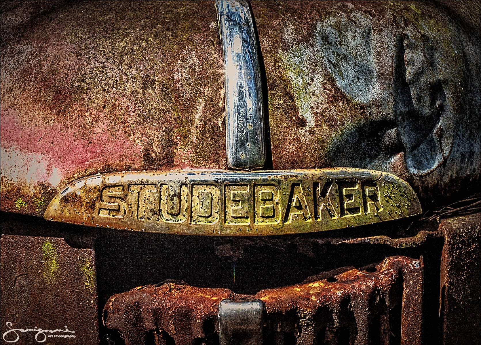 Studebaker Logo-
Junk Yard, White, GA