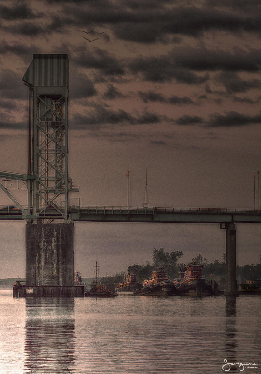 Tug Boats Poised and Ready-Cape Fear River- Wilmington, NC