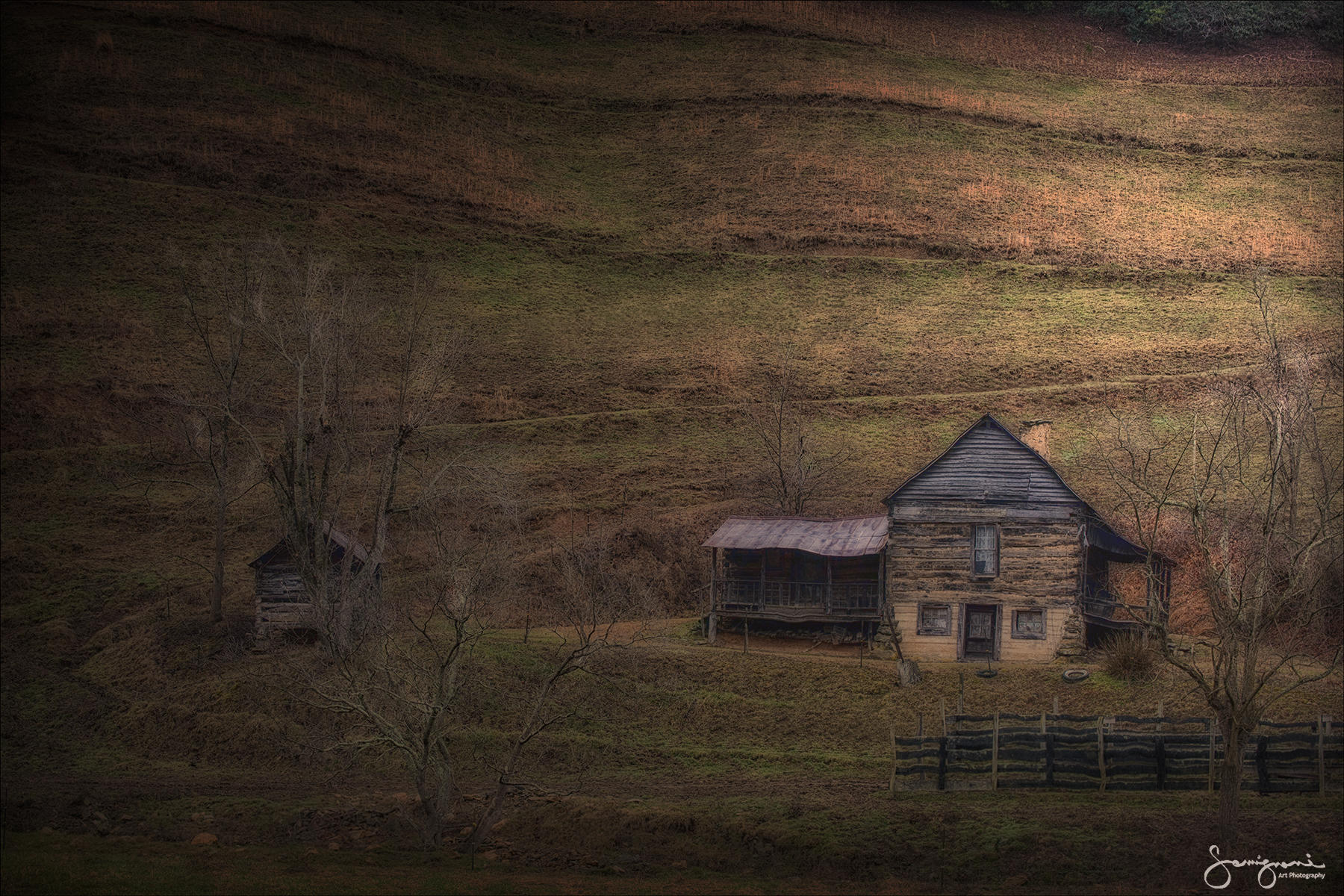 Farm House, Mountain and Trees
Sandy Mush, NC