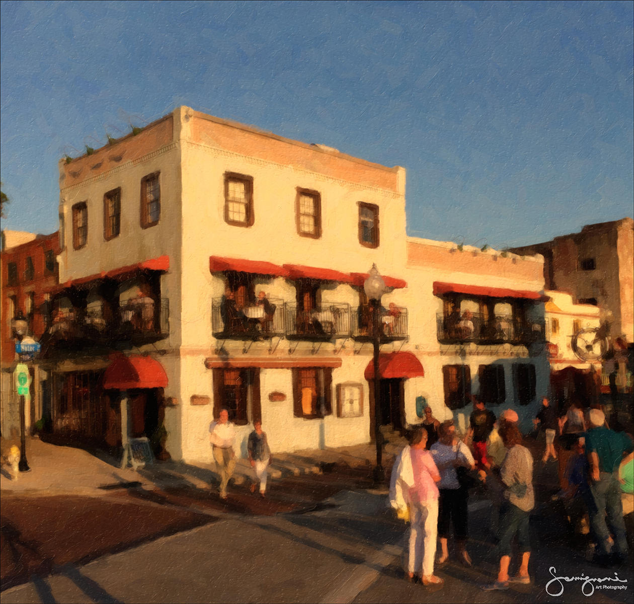 Summer Day on Water Street- Wilmington, NC