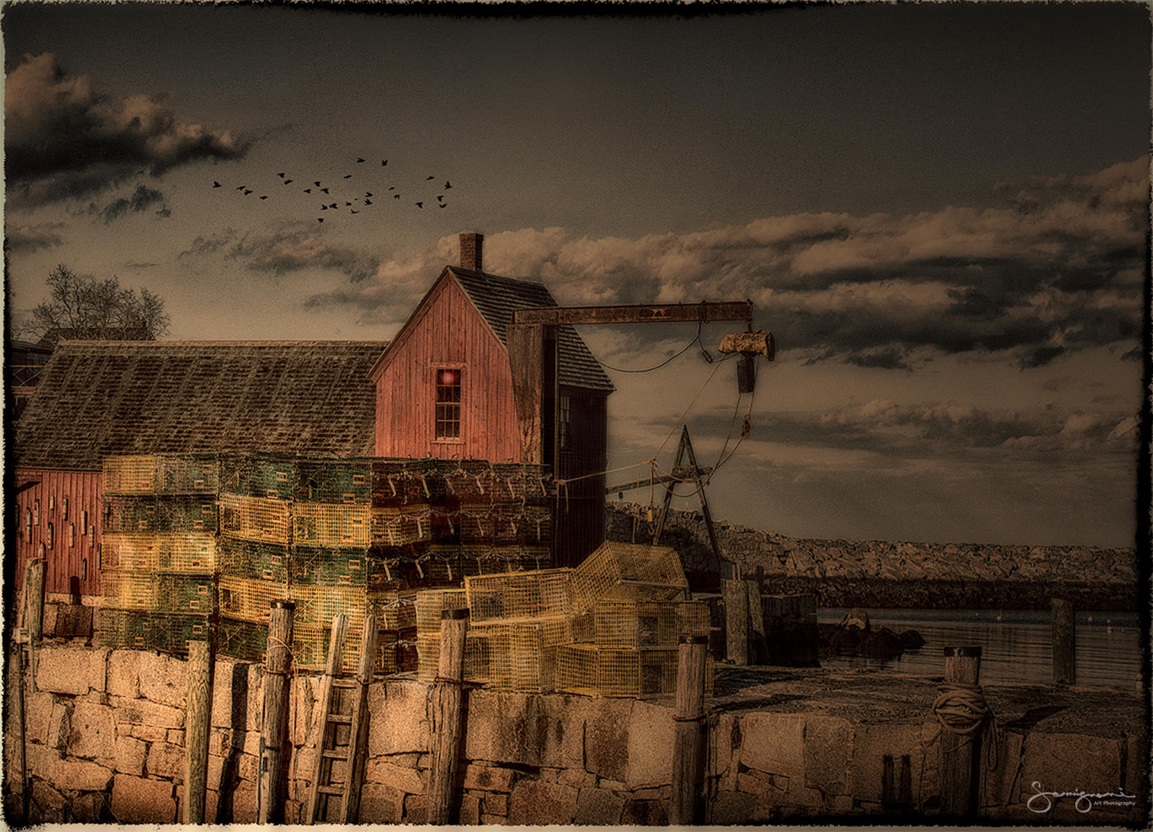 Lobster Trap Hoist-
Rockport, MA