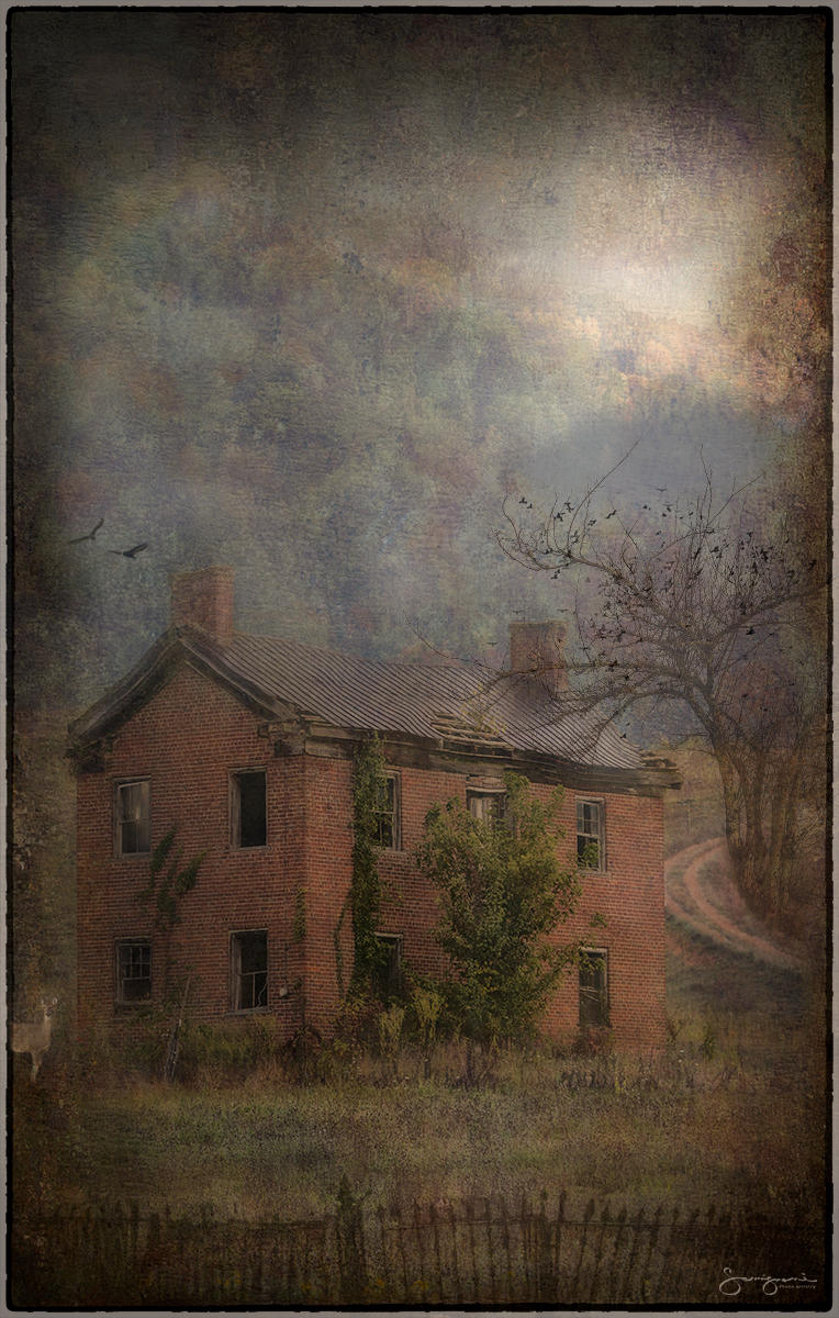 Abandoned House-Two Story Brick Beauty-
Turkey Creek 