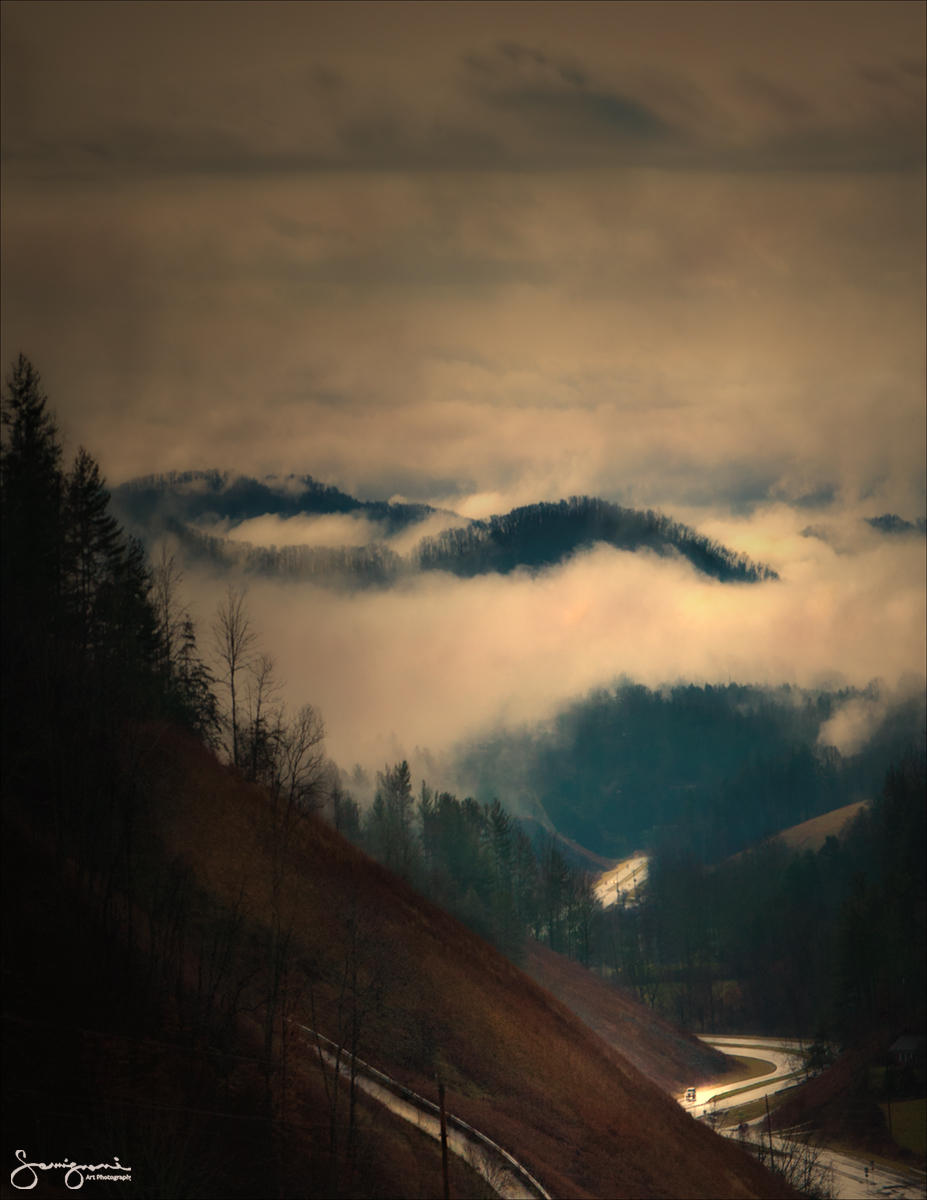 Roads through the Mountains-
Burnsville, NC
